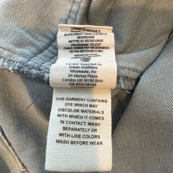 Free People Long Sleeve Utility Style Shorts Romper Size S - Picture 8 of 8